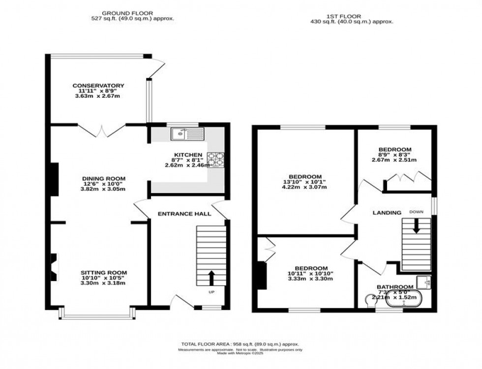 Floorplan for New Mills Road, Birch Vale, High Peak
