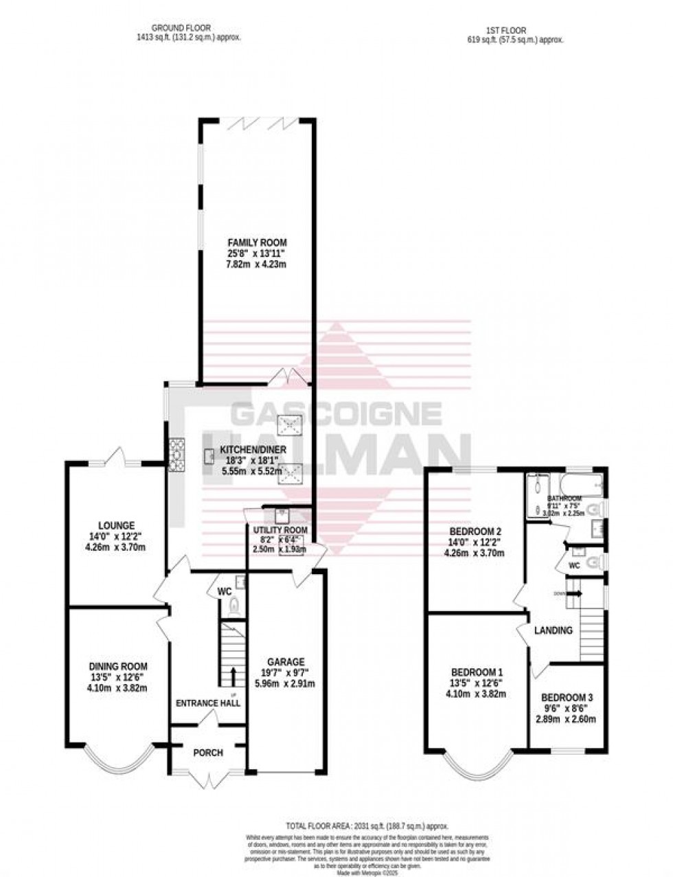 Floorplan for Altrincham Road, Gatley