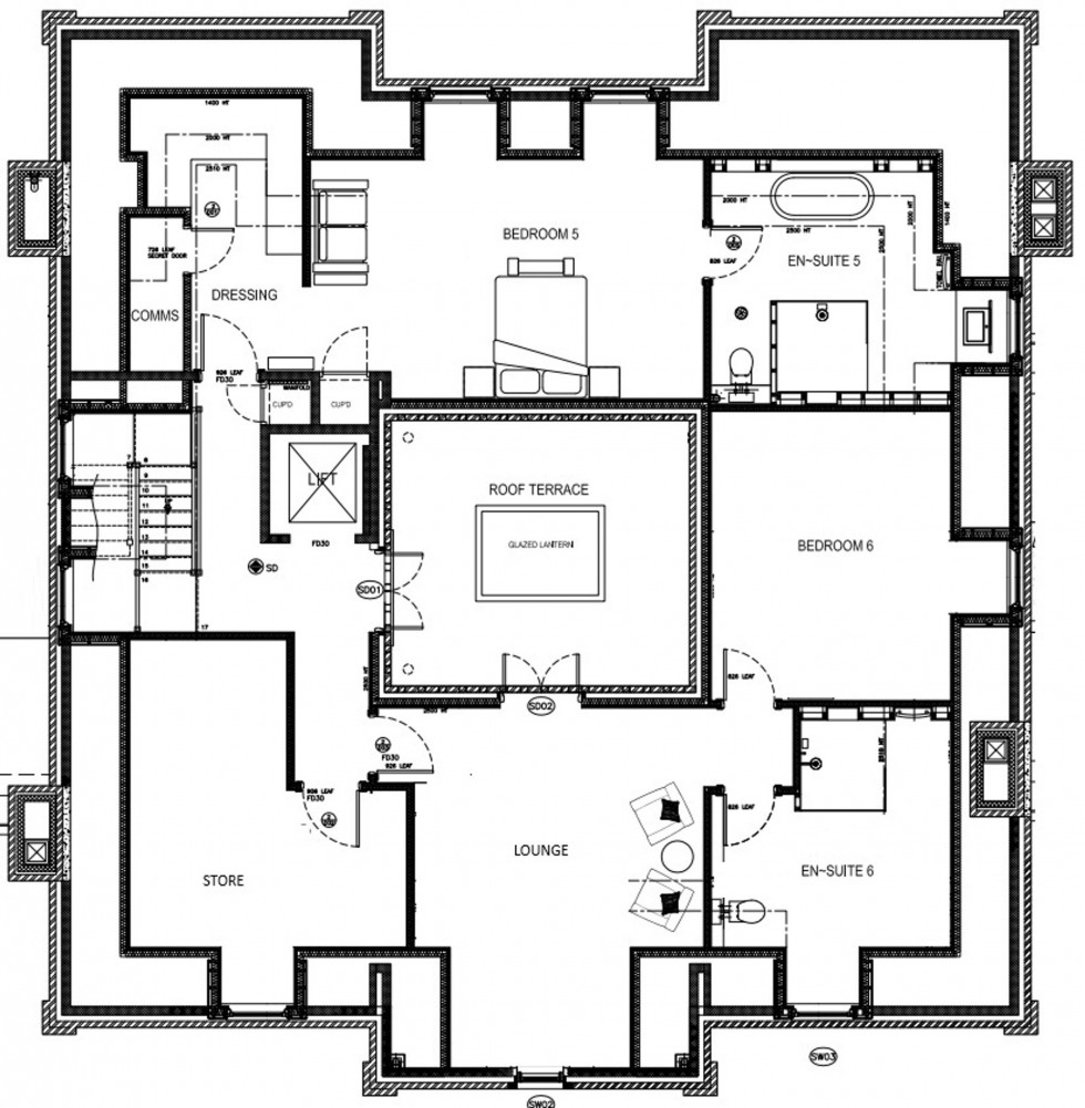 Floorplan for 3 Hill Top, Hale, WA15