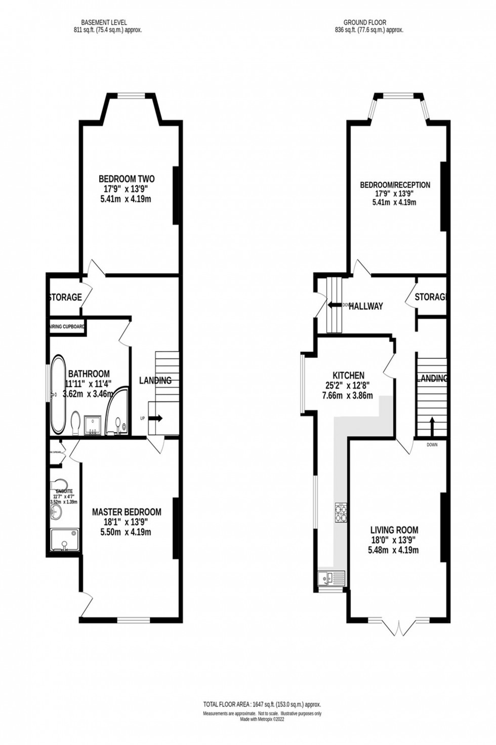 Floorplan for Lea Road, Stockport, SK4