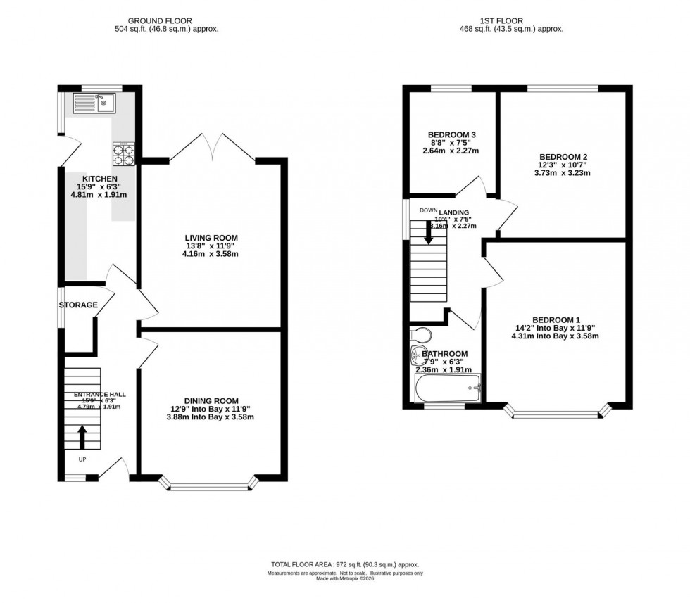 Floorplan for Parsonage Road, Withington, M20