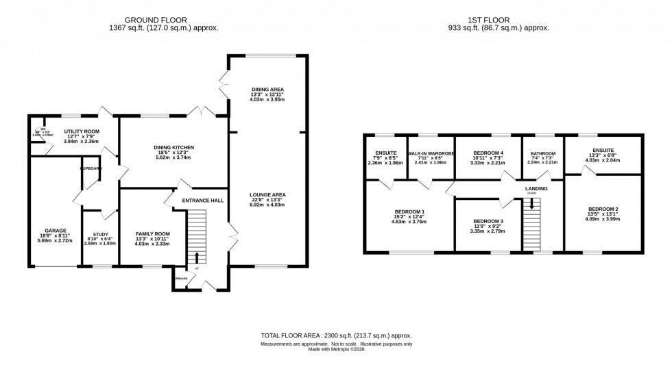 Floorplan for Windermere Drive, Alderley Edge, SK9