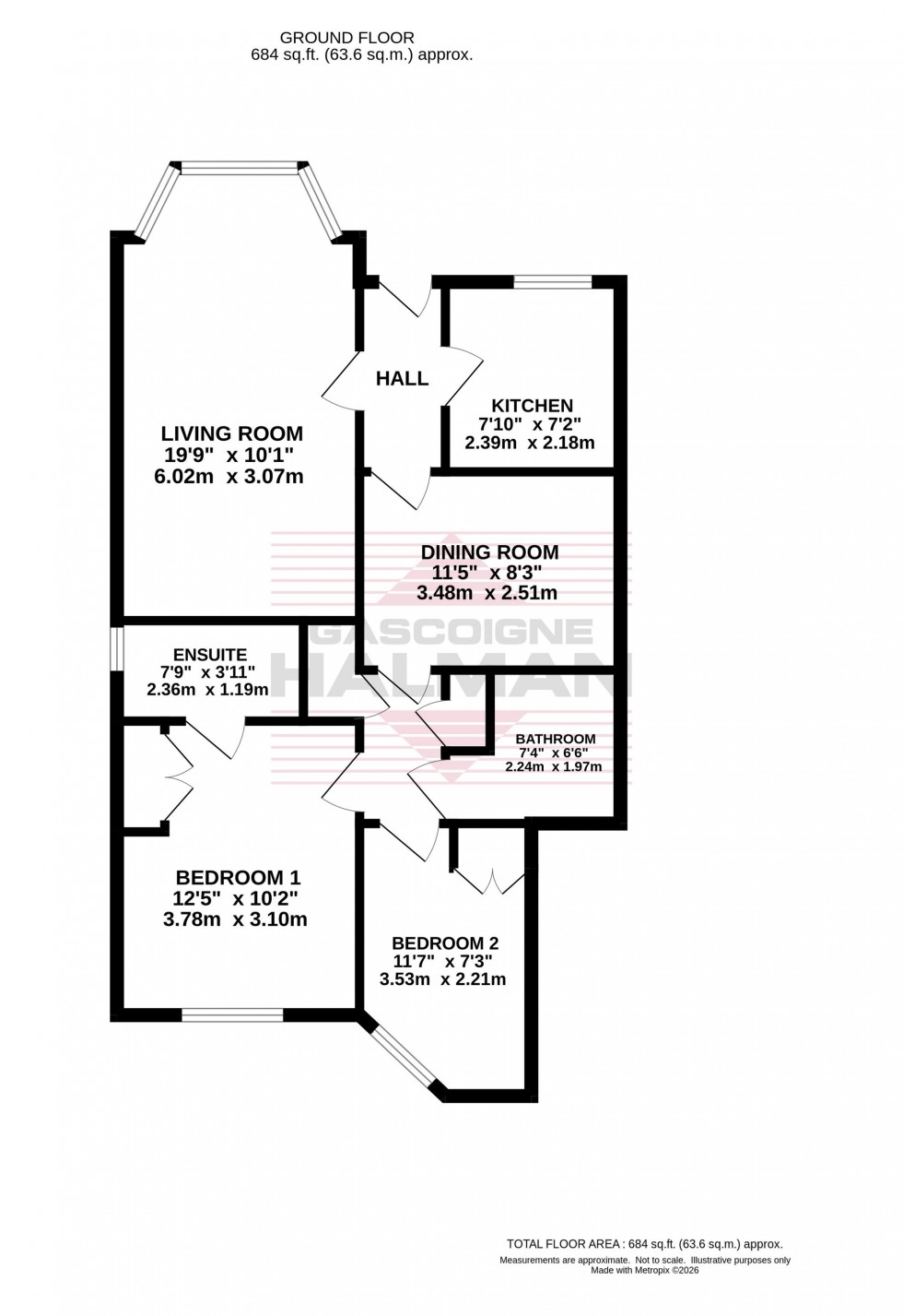 Floorplan for Tudor Court, Bramhall, SK7