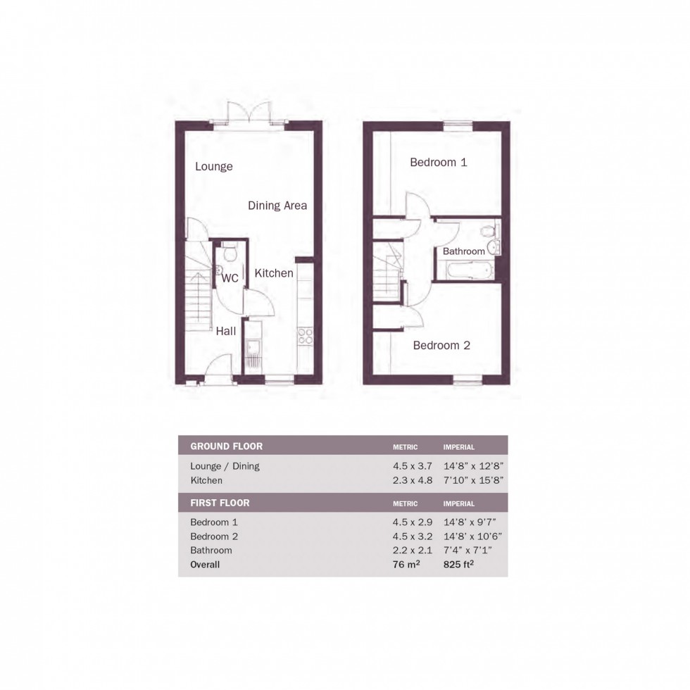 Floorplan for Etherow Grange, Glossop, SK13