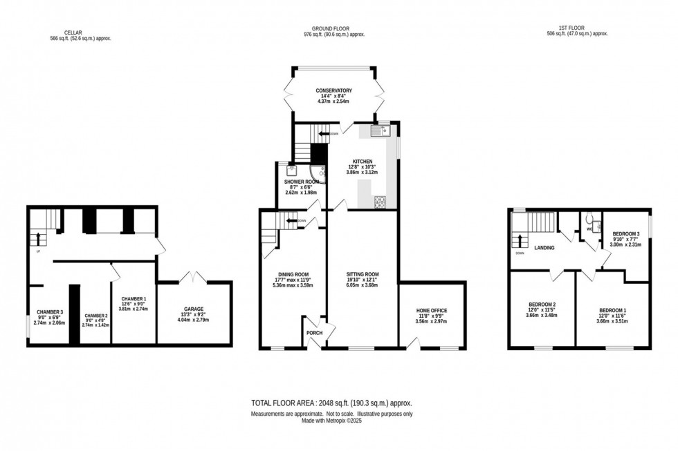 Floorplan for Macclesfield Road, Kettleshulme, SK23