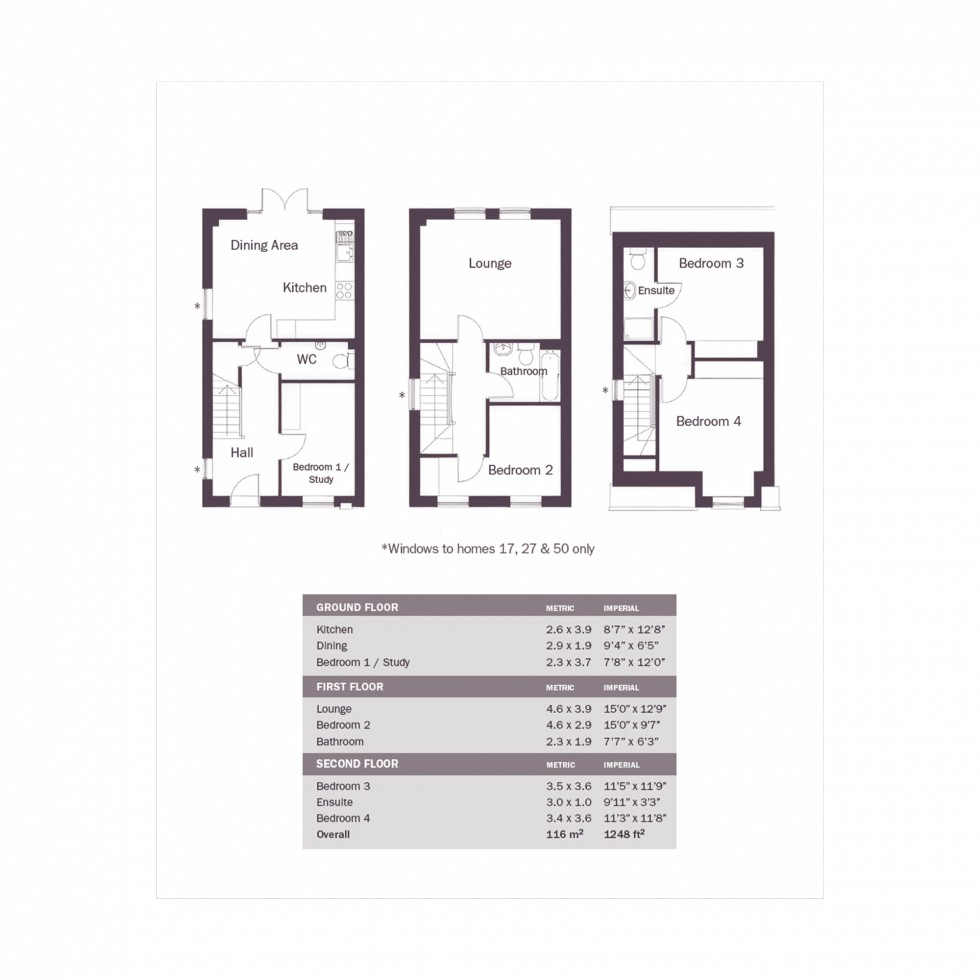 Floorplan for Etherow Grange, Glossop, SK13