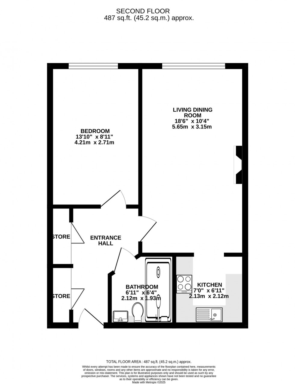 Floorplan for Grove Avenue, Canterbury Grange, SK9
