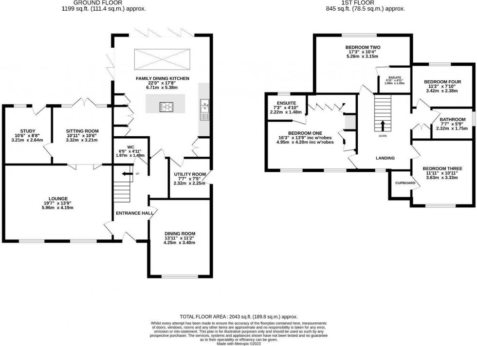 Floorplan for Bye Pass Road, Tarvin, CH3