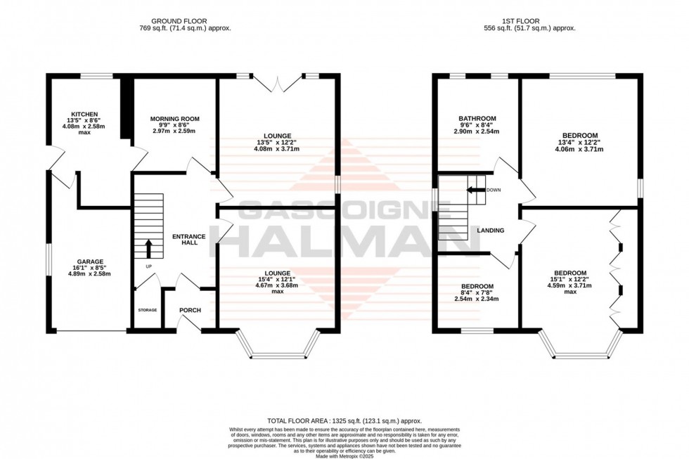 Floorplan for Maple Road, Manchester, M23