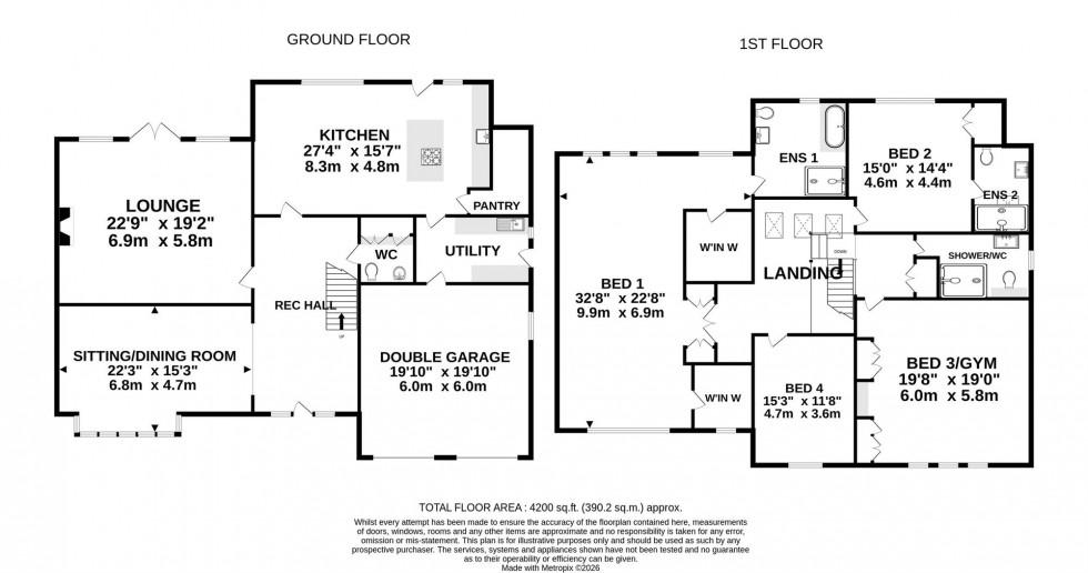 Floorplan for 3 Theobald Road, Bowdon, WA14