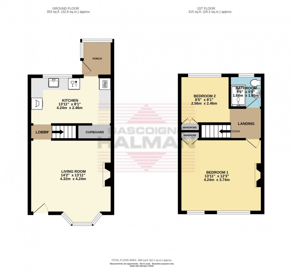 Floorplan for Taylor Street, Hollingworth, SK14