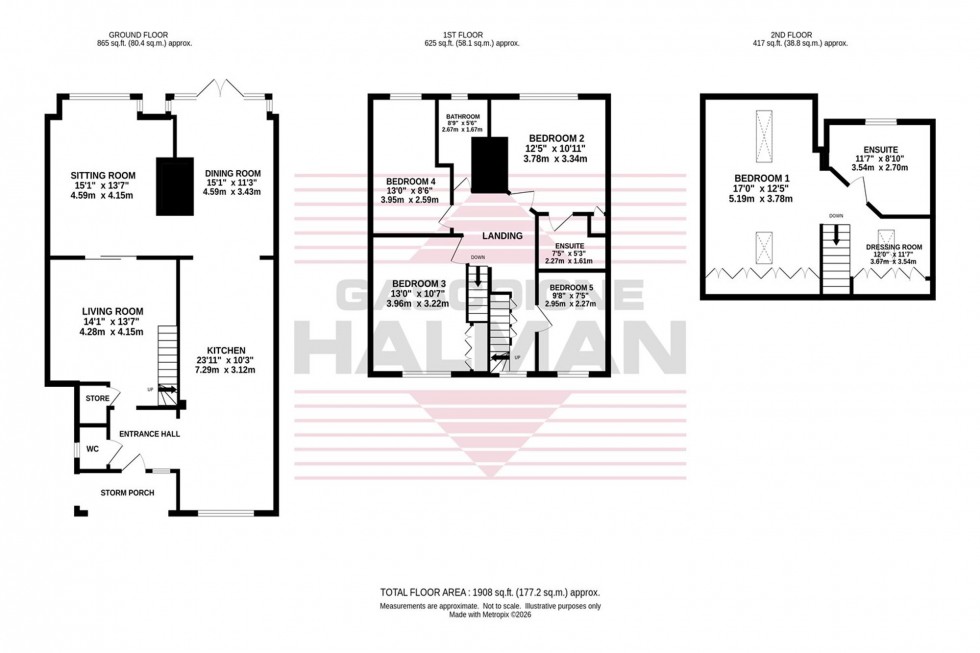 Floorplan for King Street, Woodford, SK7
