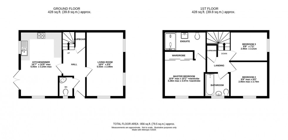 Floorplan for James Walker Drive, Holmes Chapel, CW4