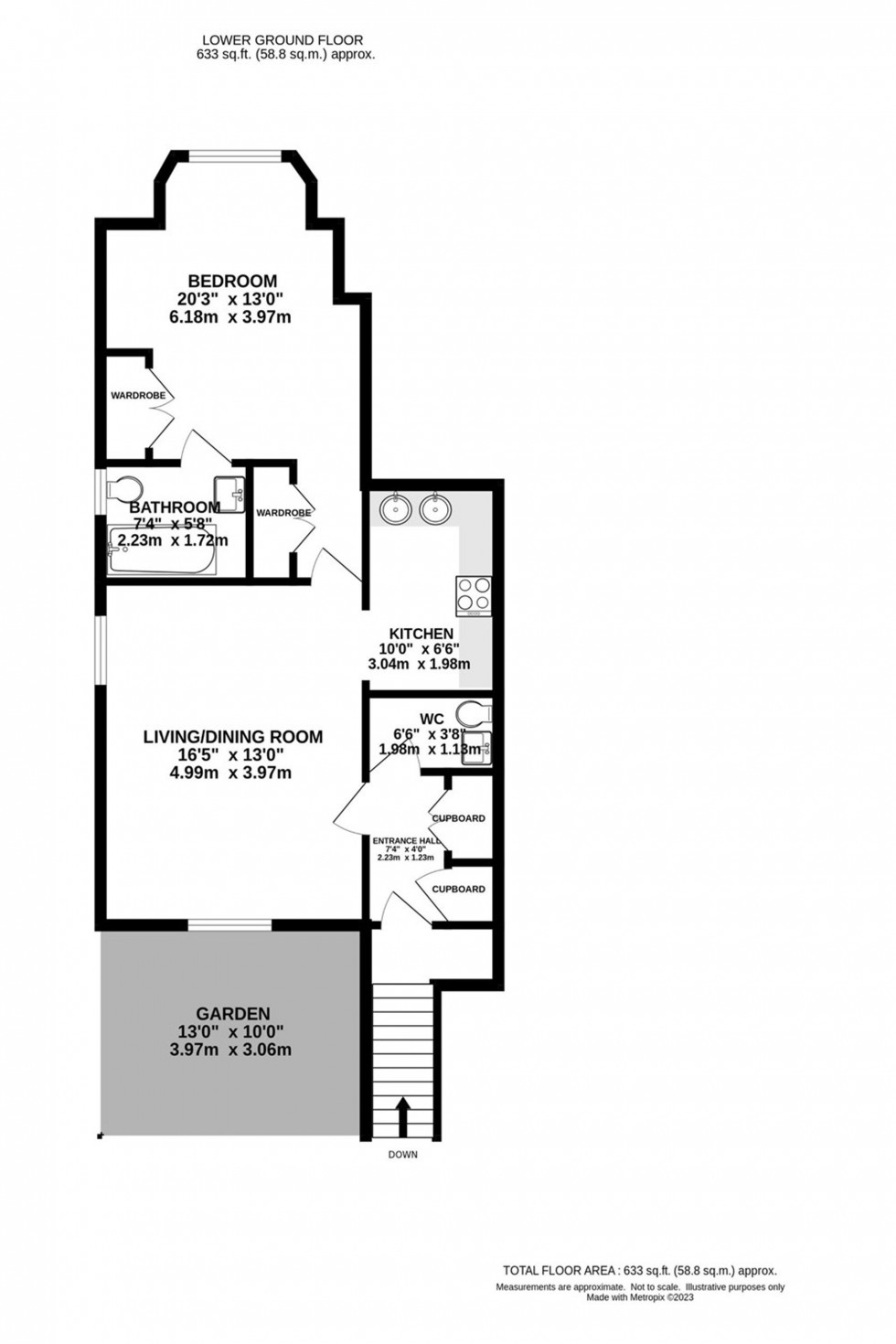 Floorplan for Clyde Road, Manchester, M20