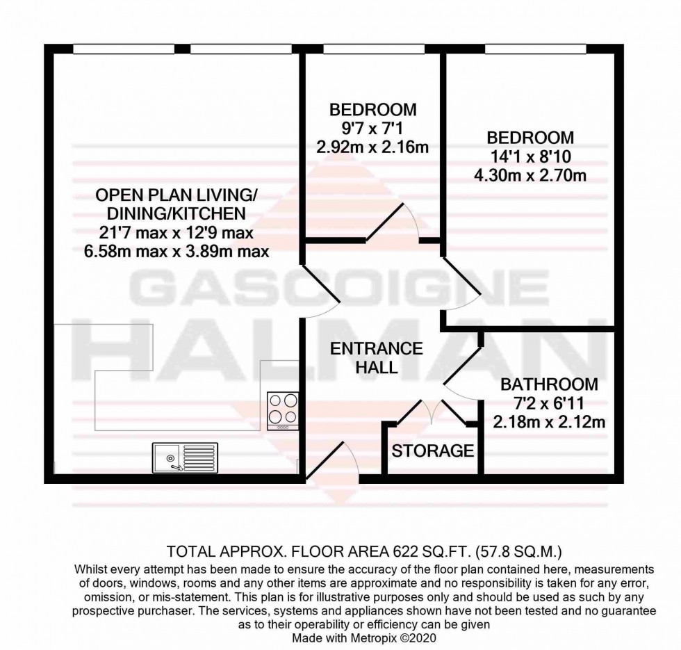 Floorplan for Stockport Road, Electra House, SK8
