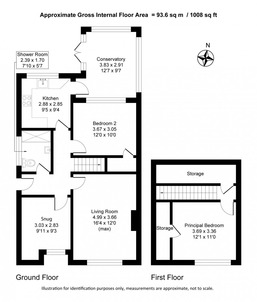 Floorplan for Statham Avenue, Lymm, WA13