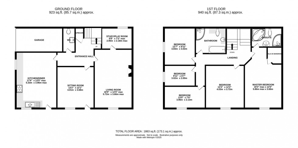 Floorplan for Walnut Tree Lane, Bradwall, CW11