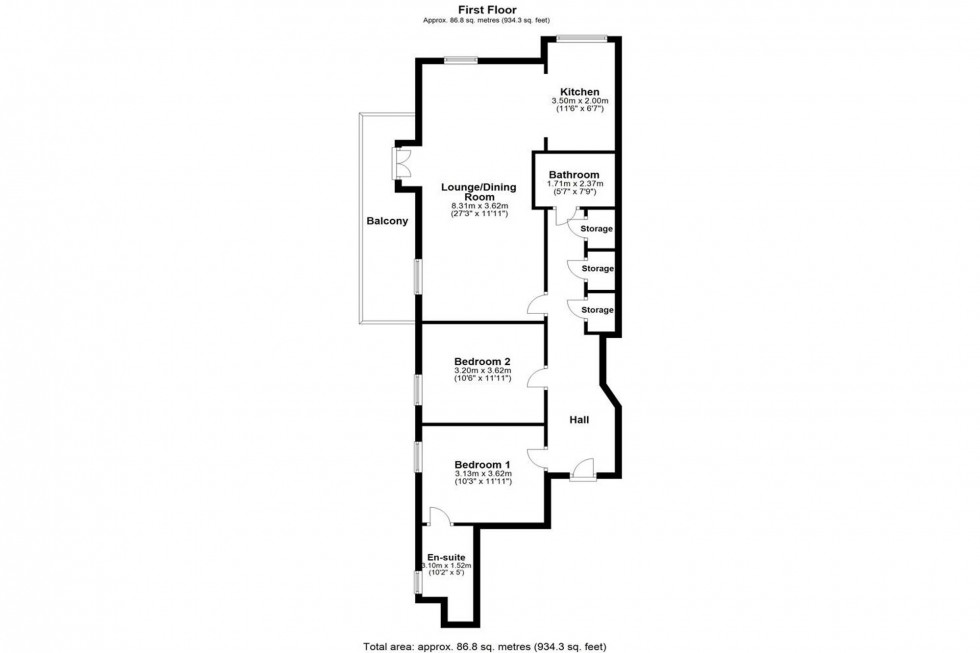 Floorplan for Kingswood Park, Kingswood, WA6