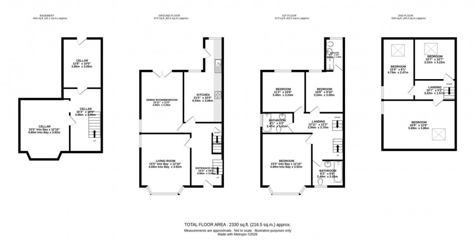 Floorplan for Everett Road, West Didsbury, M20
