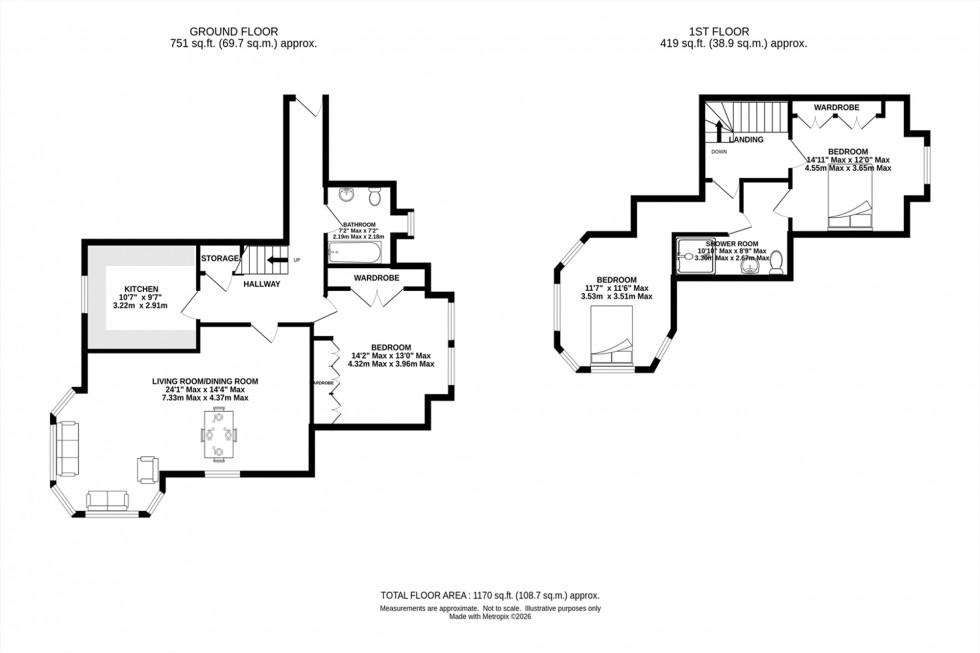 Floorplan for Gaskell Road, Mulberry Court Gaskell Road, WA14