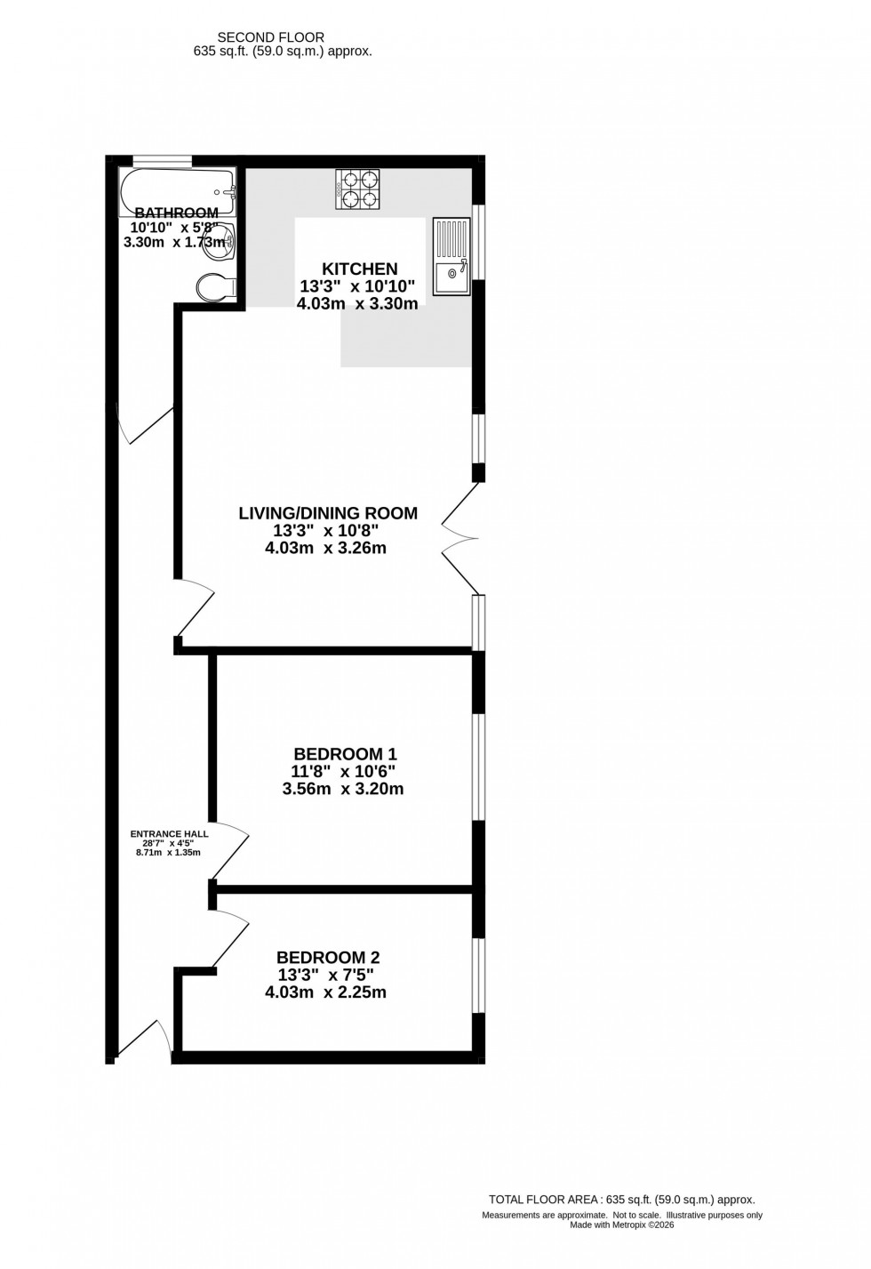 Floorplan for Millgate Lane, East Didsbury, M20