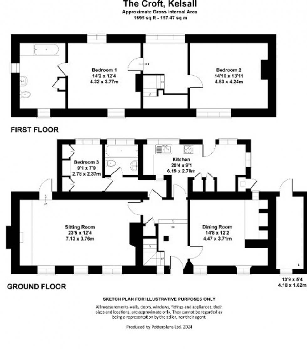 Floorplan for Green Lane, Kelsall, CW6