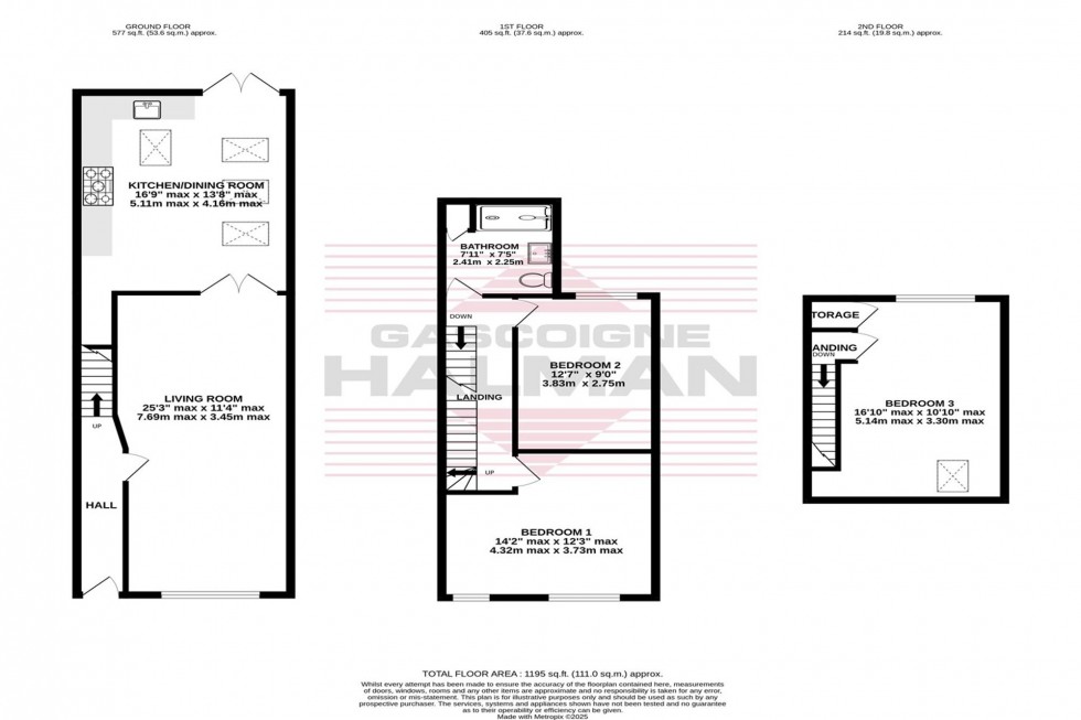 Floorplan for Elm Road South, Stockport, SK3