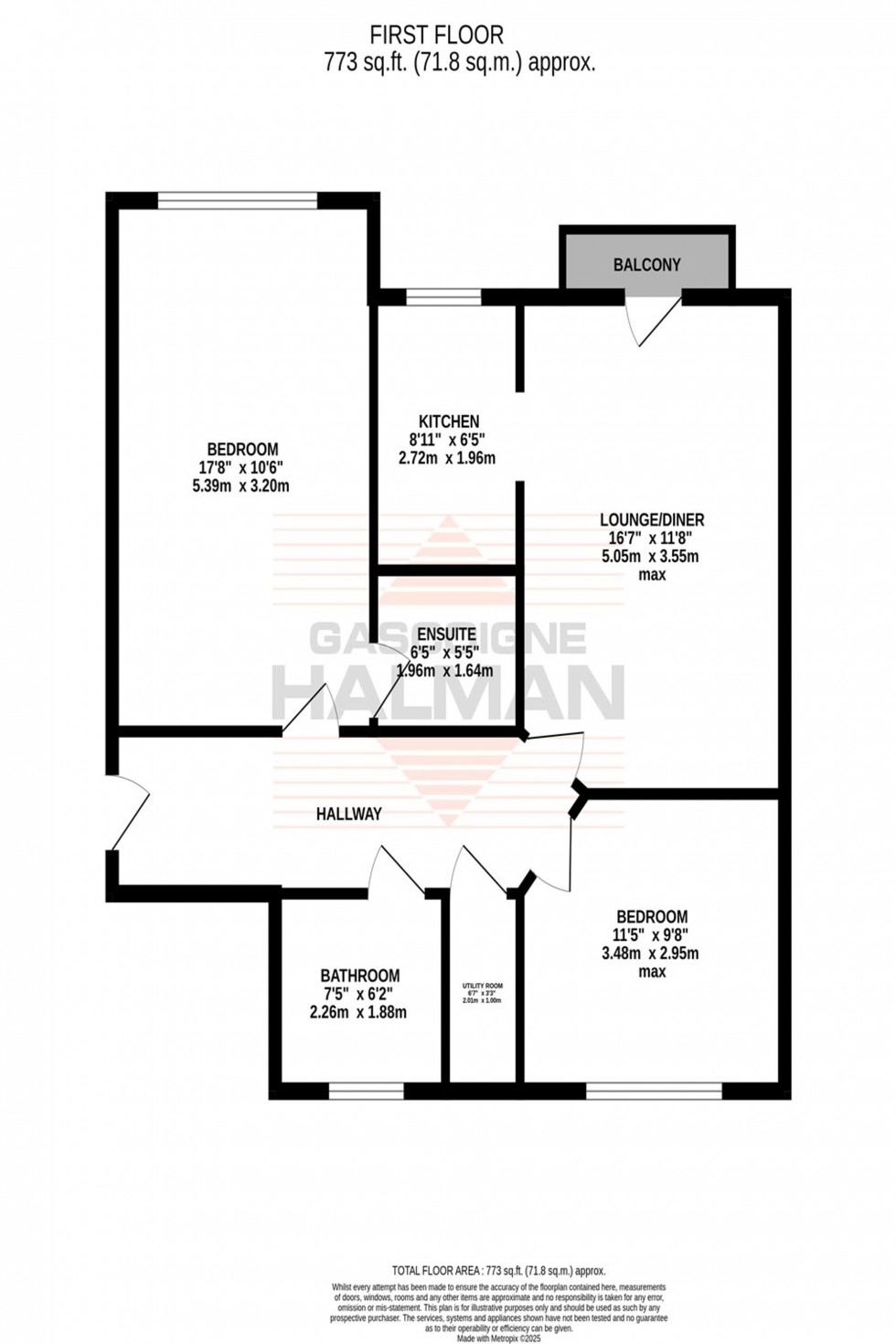 Floorplan for Waterside, Sale, M33