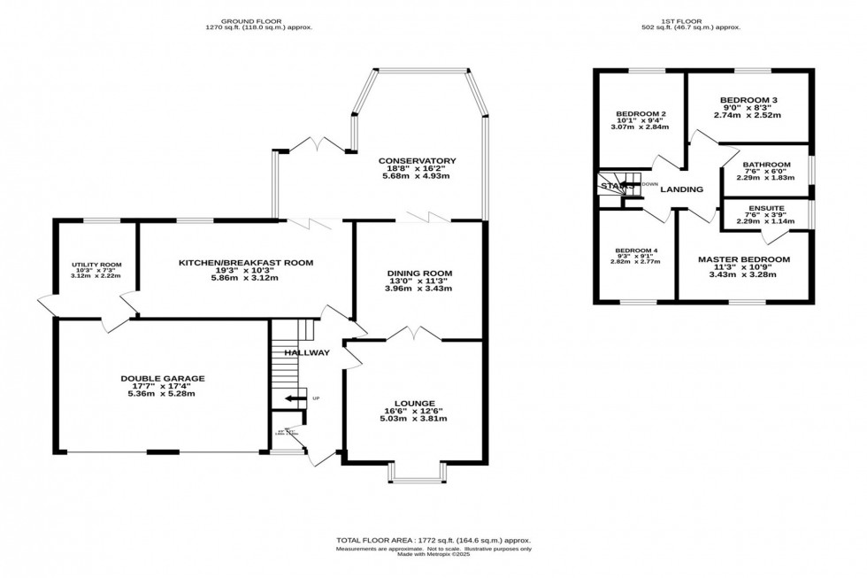 Floorplan for Charnwood Close, Macclesfield, SK10