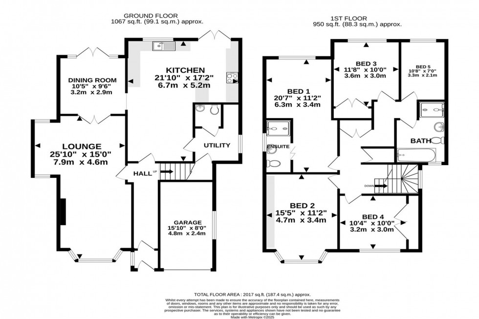 Floorplan for Warburton Close, Hale Barns, WA15