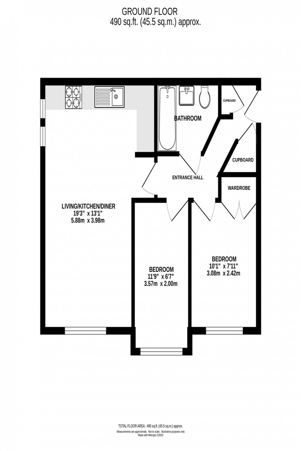 Floorplan for Devonshire Road, Broadheath, WA14