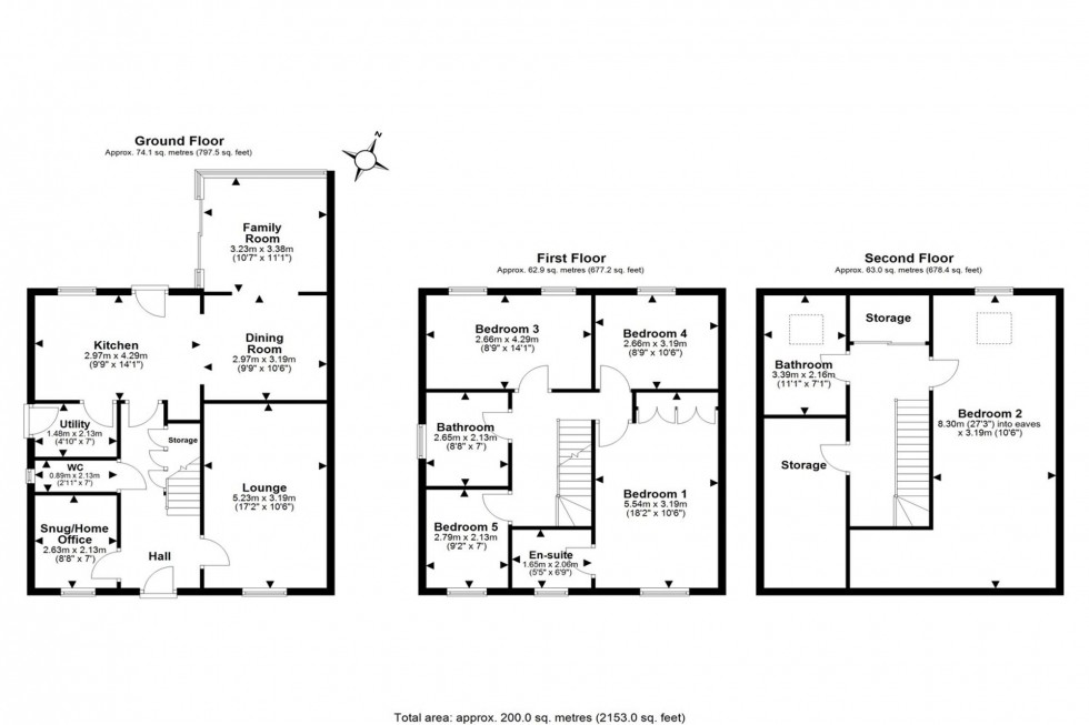 Floorplan for Marsh Lane, Frodsham, WA6