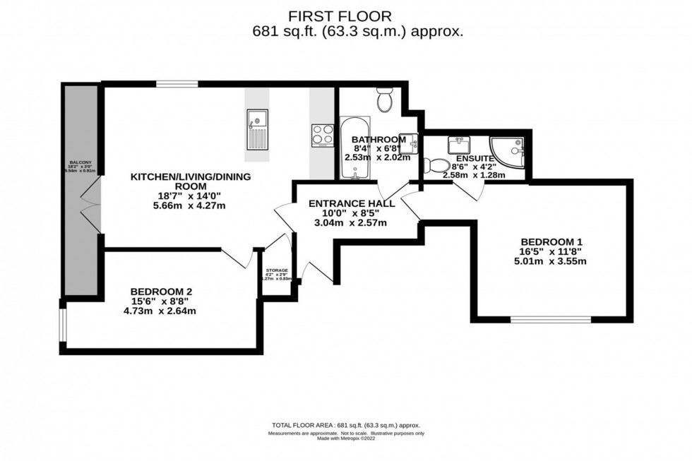 Floorplan for Barlow Moor Road, Manchester, M20