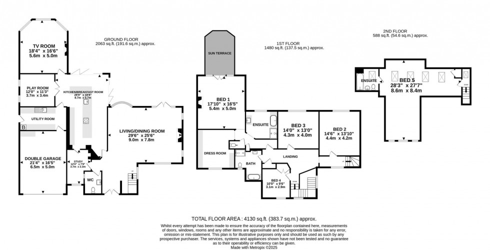 Floorplan for Delahays Drive, Hale, WA15