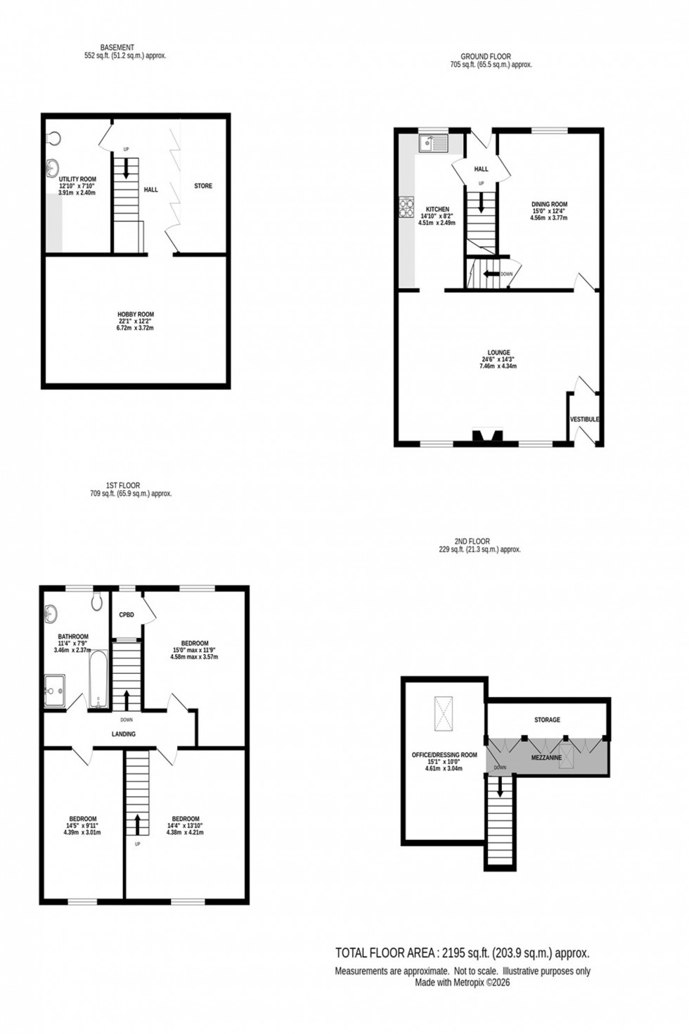 Floorplan for Market Street, Chapel-En-Le-Frith, SK23