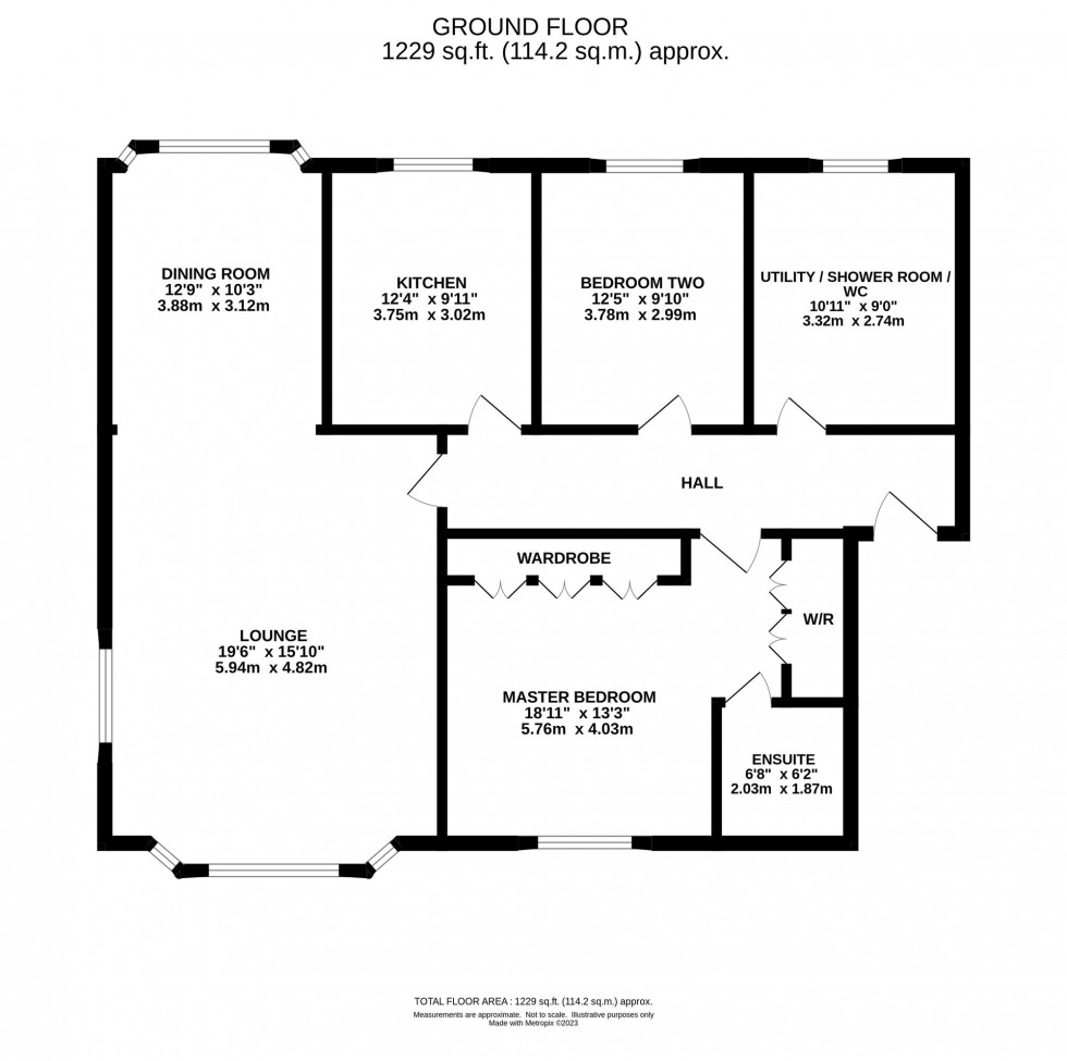 Floorplan for Castle Hill Court, Prestbury, SK10