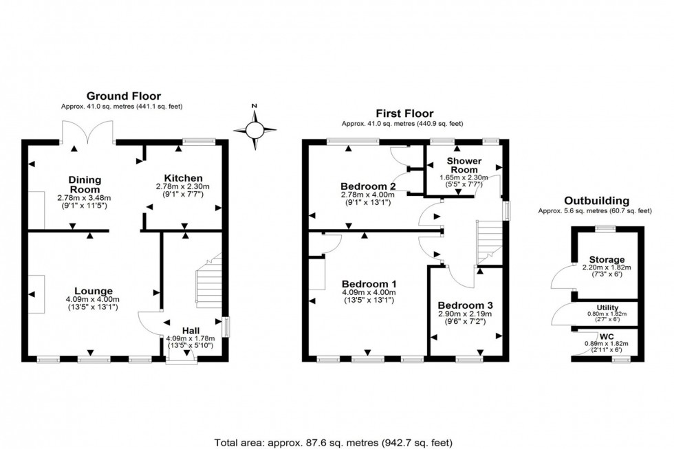 Floorplan for Queens Drive, Helsby, WA6
