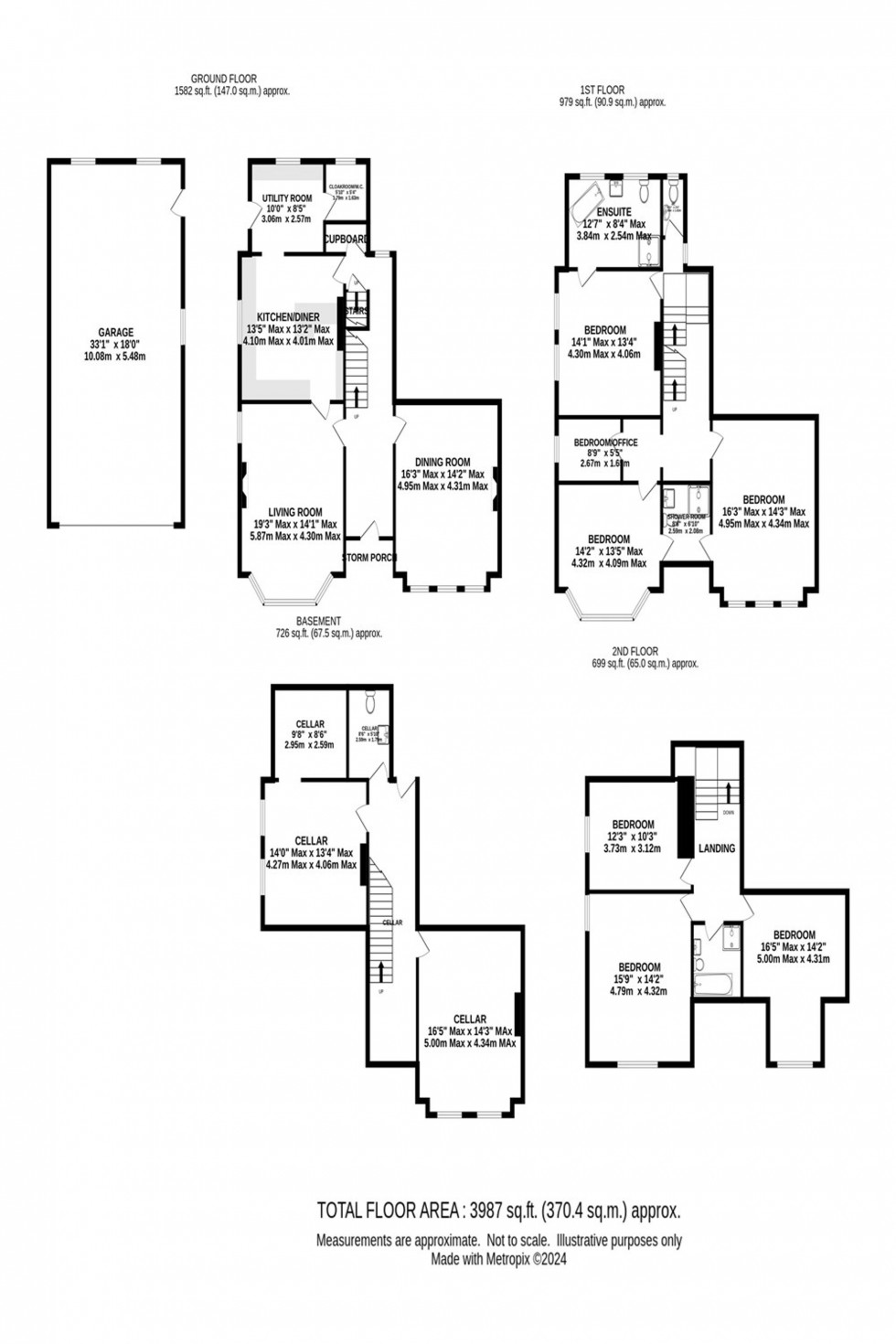 Floorplan for Regent Road, Altrincham, WA14