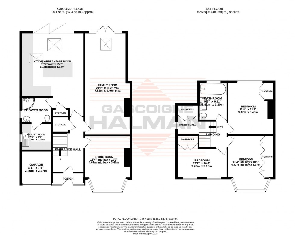 Floorplan for Eastway, Sale, M33