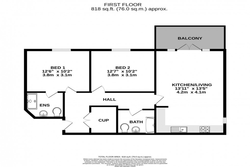 Floorplan for Hale Road, Hale Barns, WA15