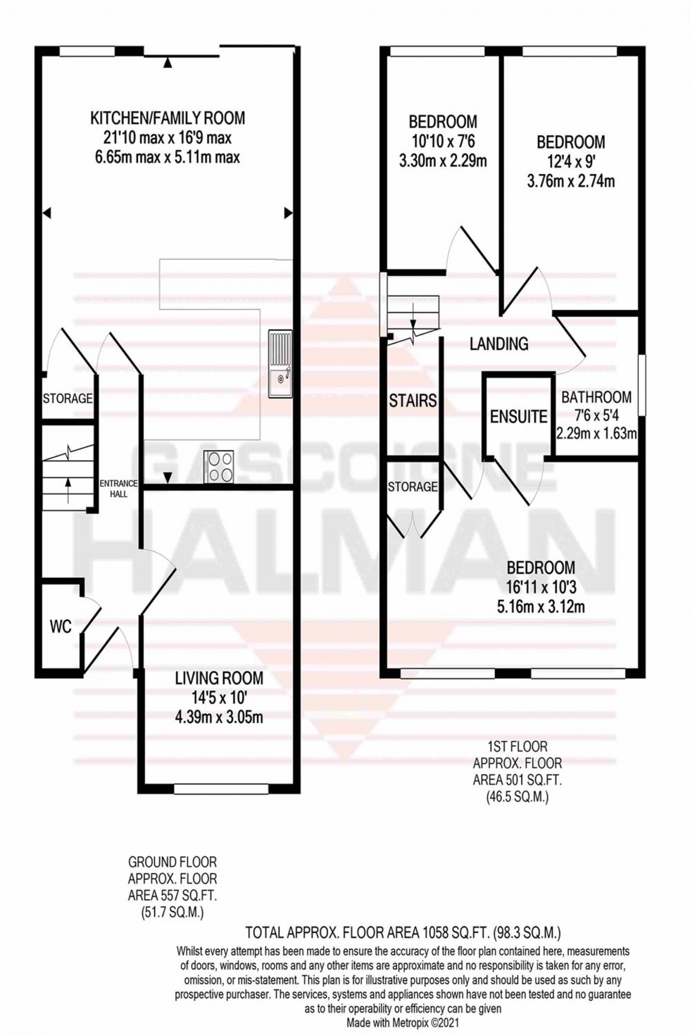 Floorplan for Grasmere Road, Gatley, SK8