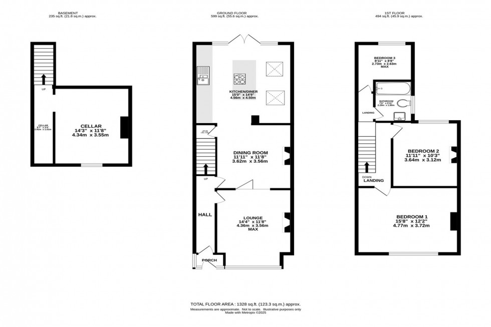Floorplan for Ventnor Road, Stockport, SK4