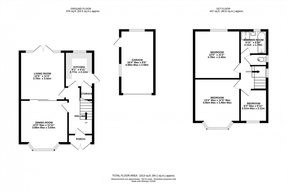 Floorplan for Tulip Drive, Timperley, WA15