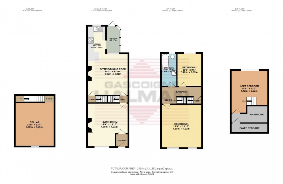 Floorplan for Mottram Road, Broadbottom, SK14
