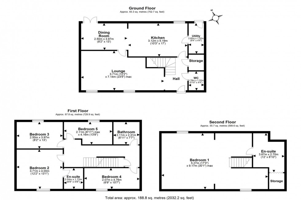 Floorplan for Aston Lane, Sutton Weaver, WA7