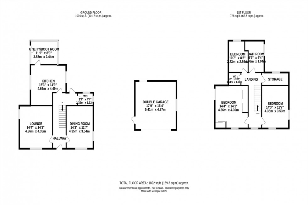 Floorplan for Chester Road, Macclesfield, SK11