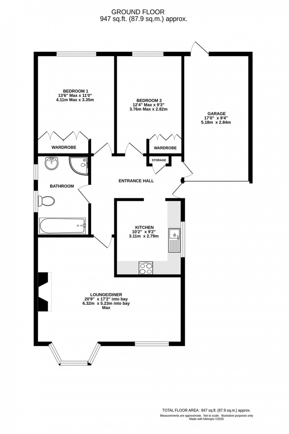 Floorplan for Ravenscroft, Holmes Chapel, CW4