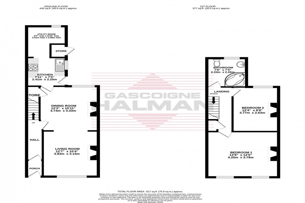 Floorplan for Birchfield Road, Stockport, SK3