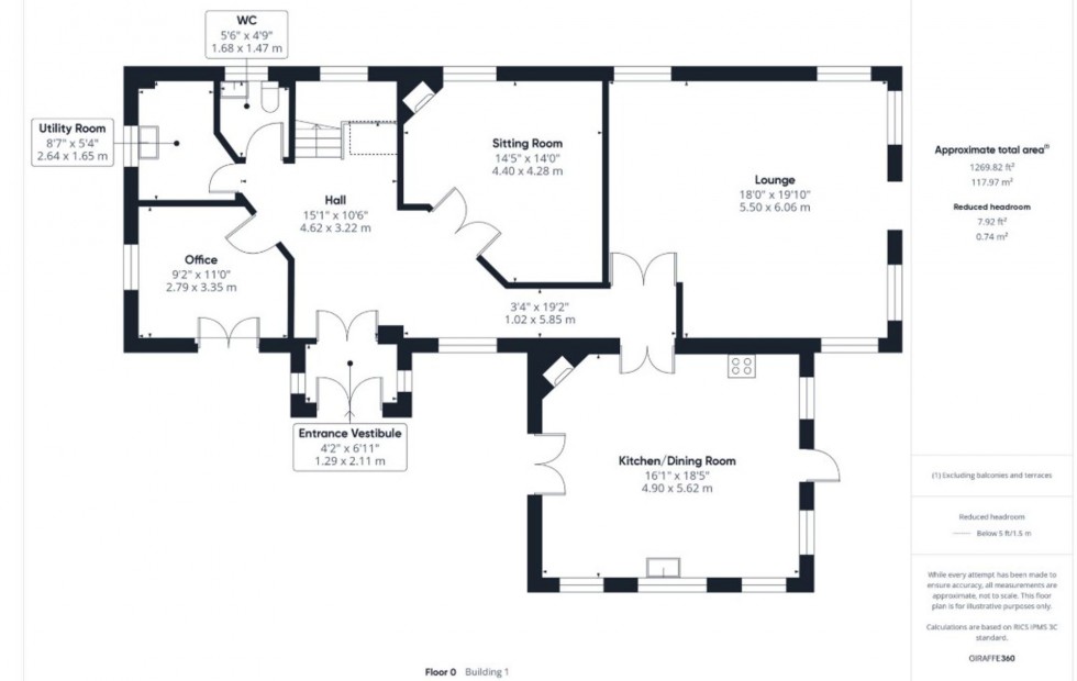 Floorplan for Willington Road, Tarvin, CH3