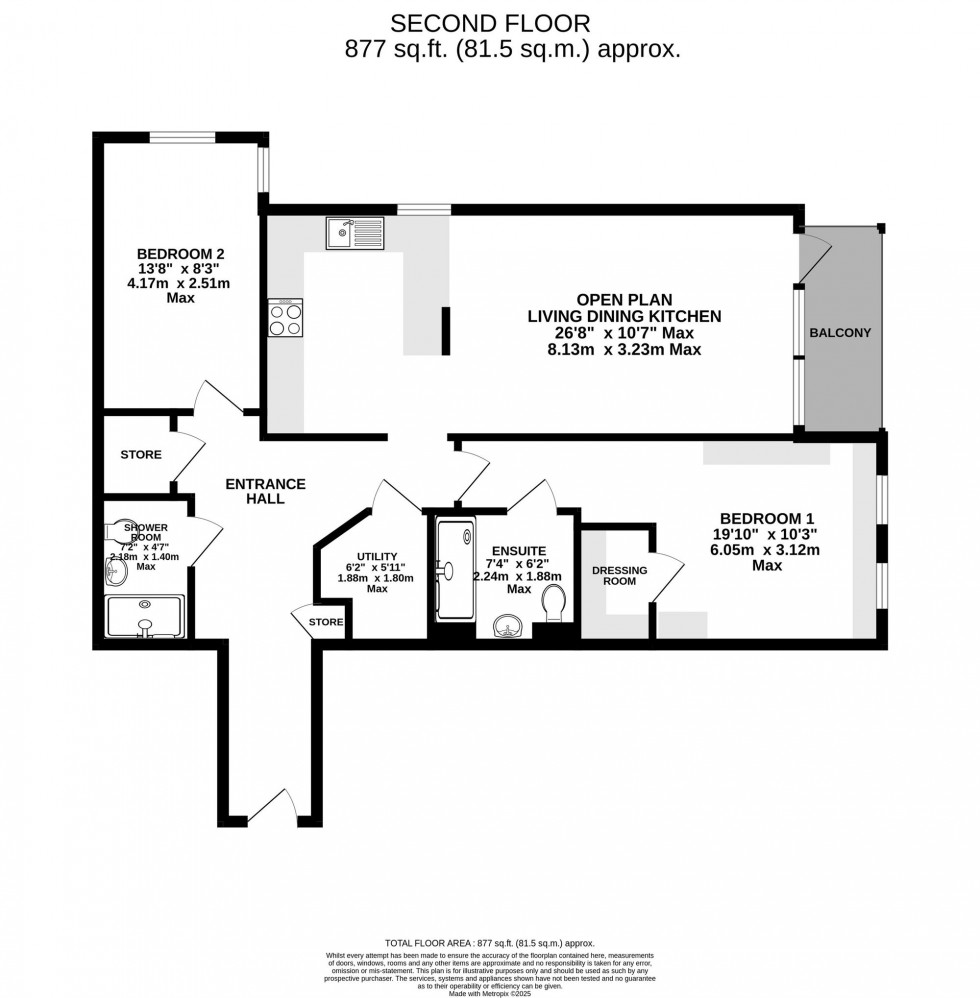 Floorplan for Holly Road North, Wilmslow, SK9